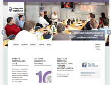 Tablet Screenshot of europeanroboticinstitute.org